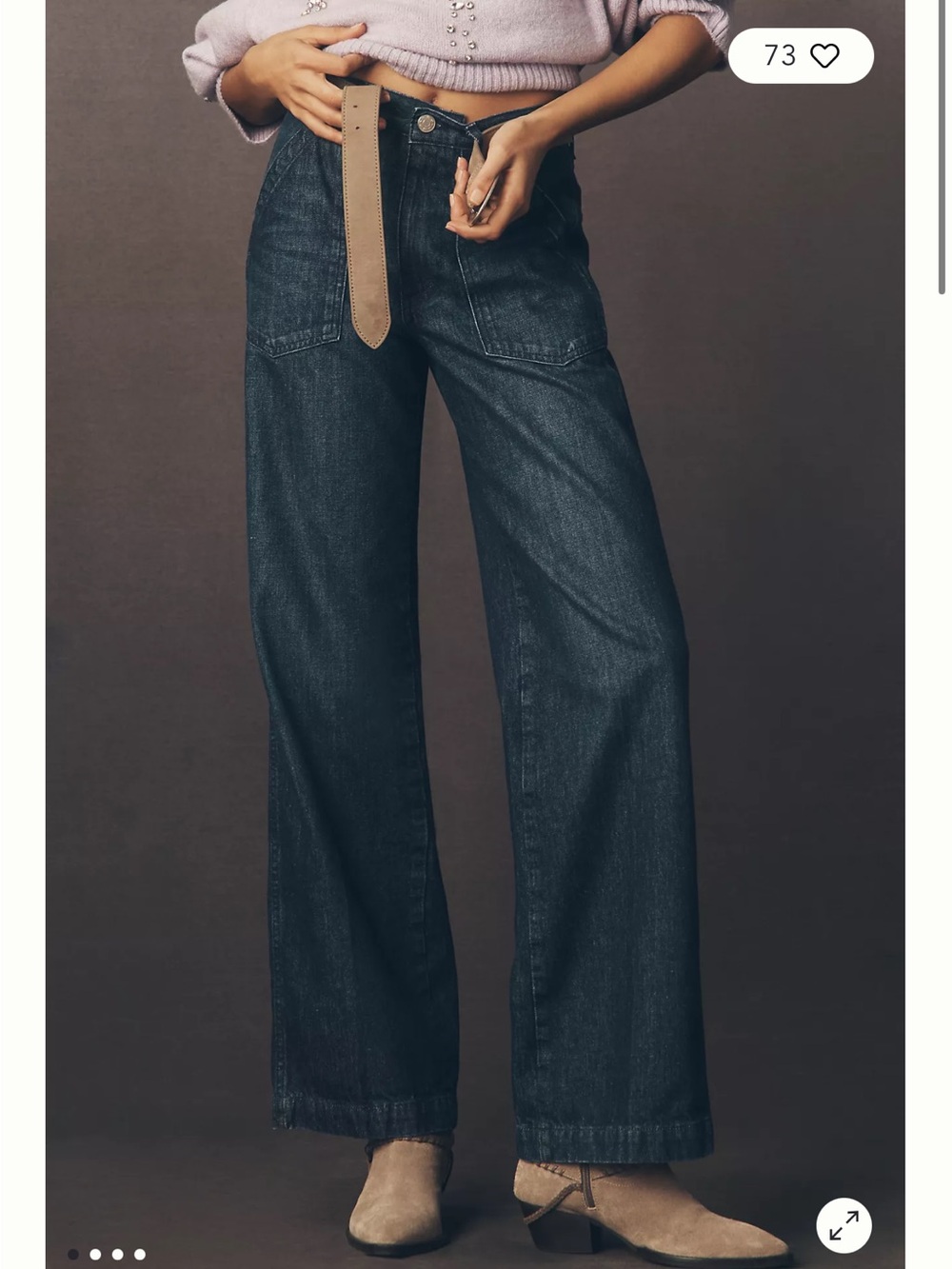 AMO Greta Wide Leg High waisted Jean Women’s 26
